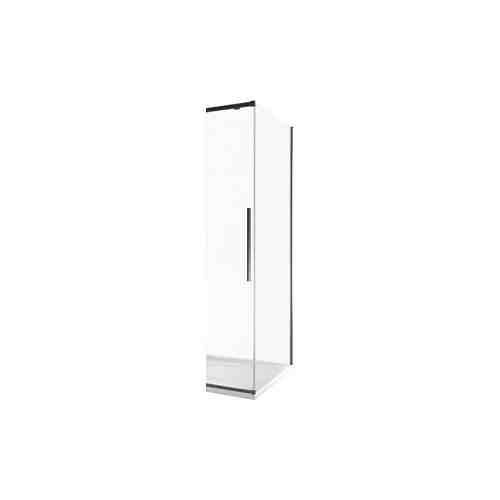 Боковая стенка Good Door Idea SP 100х195 прозрачная, черный (SP-100-C-B)