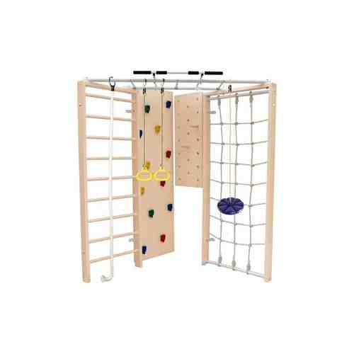 Детский спортивный комплекс Kampfer Fantastic №1 Натуральный синяя лиана