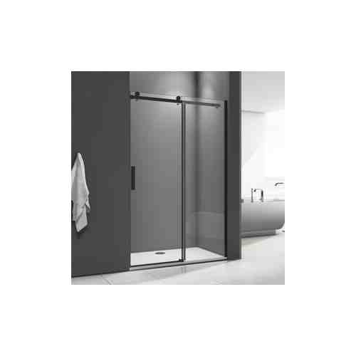 Душевая дверь Good Door Galaxy WTW 120х195 прозрачная, черный (WTW-120-C-B)