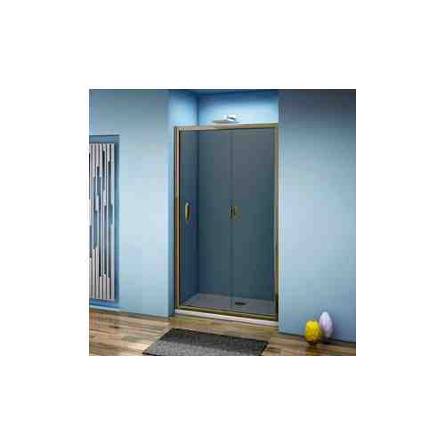 Душевая дверь Good Door Jazz WTW 130х185 тонированная, бронза (WTW-130-B-BR)