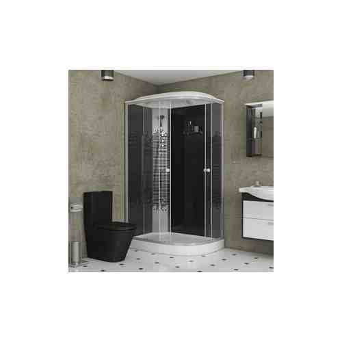 Душевая кабина Niagara NG-4512-08L BLACK 120х80х215 левая