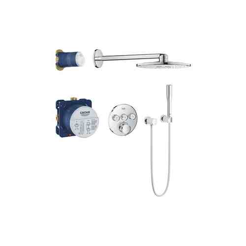 Душевая система Grohe Grohtherm SmartControl с термостатом, верхний душ 2 режима (34705000)