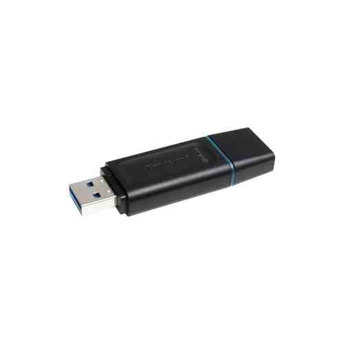 Флеш-диск Kingston 64Gb DataTraveler Exodia DTX/64GB USB3.1 черный/голубой