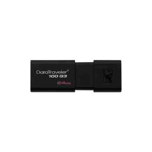 Флеш-диск Kingston 64GB DataTraveler Traveler 100 G3 черный (DT100G3/ 64GB)