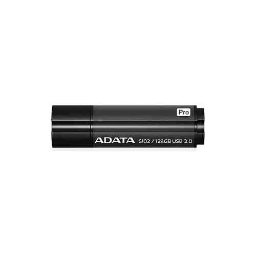 Флеш накопитель A-DATA 128GB S102 PRO USB 3.0 Серый алюминий (Read 600X) (AS102P-128G-RGY)