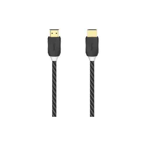 Кабель аудио-видео HAMA H-205444 HDMI (m)/HDMI (m) 1.5м. Позолоченные контакты черный (00205444)