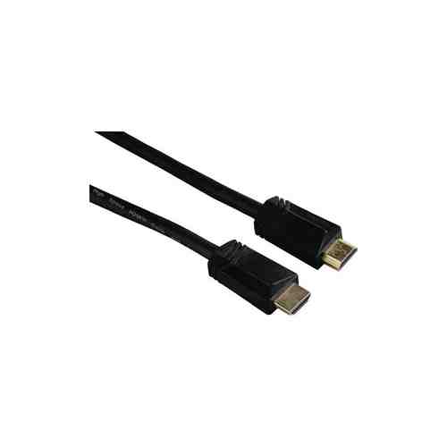 Кабель аудио-видео HAMA High Speed HDMI (m)/HDMI (m) 5м. Позолоченные контакты черный 3зв (00122106)