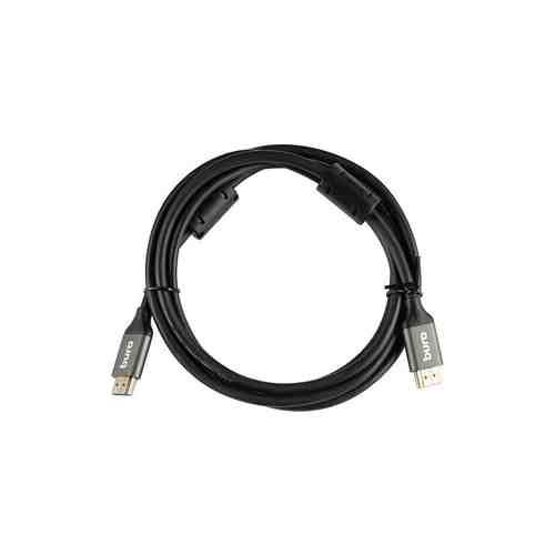 Кабель HDMI Buro HDMI (m)/HDMI (m) 2м. феррит.кольца Позолоченные контакты черный (BHP-HDMI-2.1-2G)