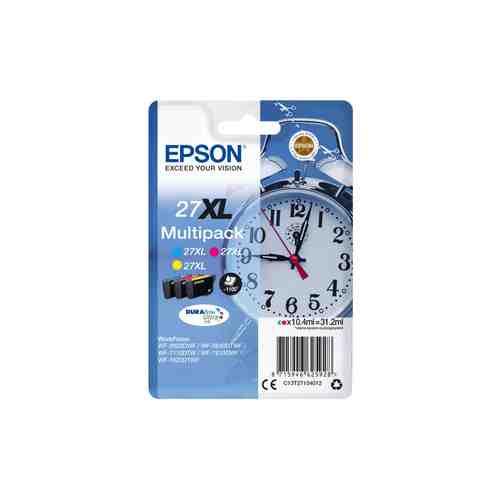 Картридж Epson Multipack 3-colour №27XL DURABrite Ultra for WF7110/7610/7620 XL