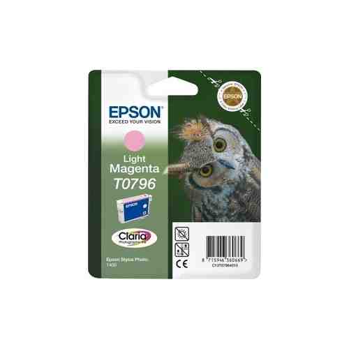 Картридж струйный Epson T0796 C13T07964010 светло-пурпурный (930стр.) (11.1мл) для Epson P50/PX660