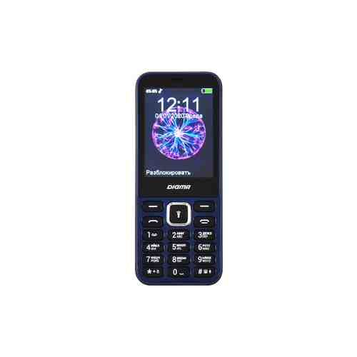 Мобильный телефон Digma Linx C281 синий (32Mb/2Sim/2.8''/240x320/0.08Mpix)