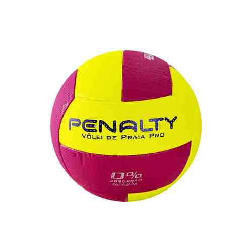 Мяч для пляжного волейбола Penalty Bola VoleiI De Praia Pro, 5415902013-U, р. 5, желто-розовый