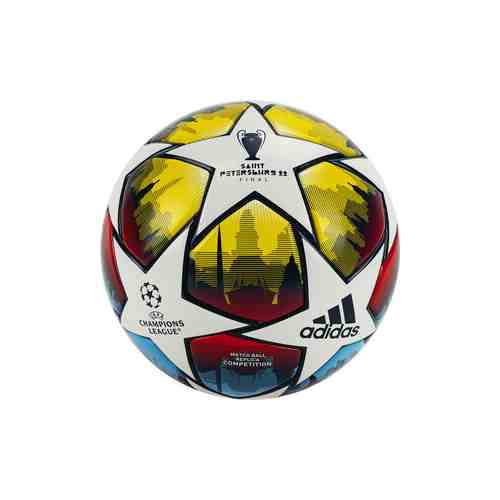 Мяч футбольный Adidas UCL Competition St.P H57810, р.5, 32 пан., FIFA Pro, мультиколор