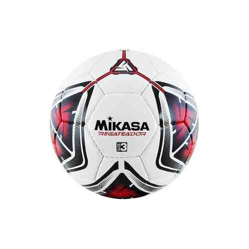 Мяч футбольный Mikasa REGATEADOR3-R, р.3, бело-черно-красный