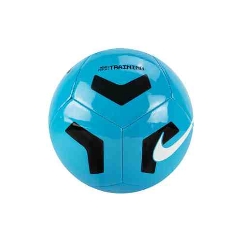 Мяч футбольный Nike Pitch Training Ball, CU8034-434, р.5, 12 пан., голубой