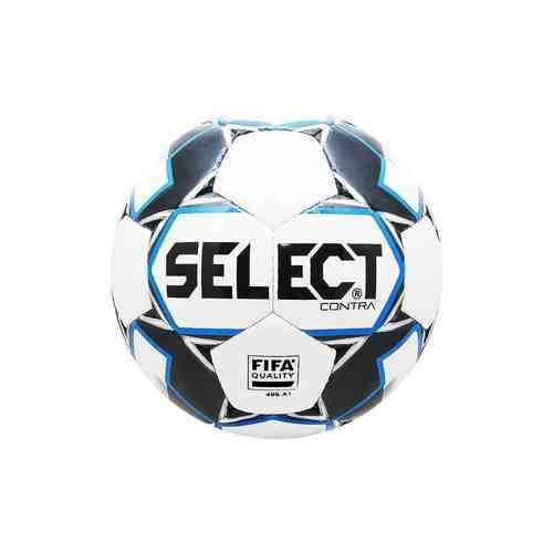 Мяч футбольный Select Contra FIFA 812317-102, бело-чер-син