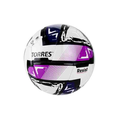 Мяч футзальный Torres Futsal Resist арт. FS321024, р.4, белый-мультиколор