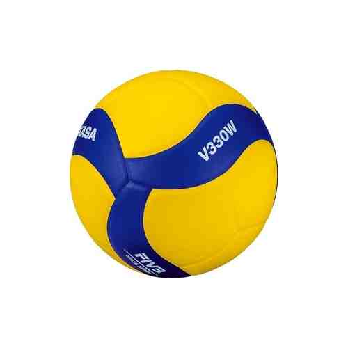 Мяч волейбольный Mikasa V330W р.5 официальные параметры FIVB