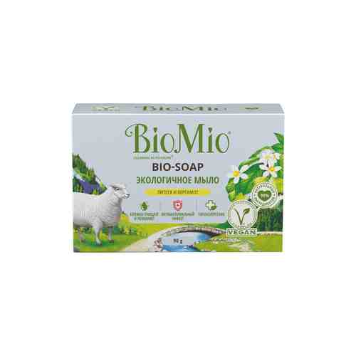 Мыло BioMio BIO-SOAP Литсея и Бергамот 90г