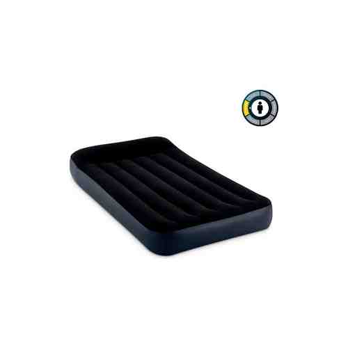 Надувной матрас Intex Pillow Rest Classic Airbed (Twin) 99х191х25см с подголовником, 64141