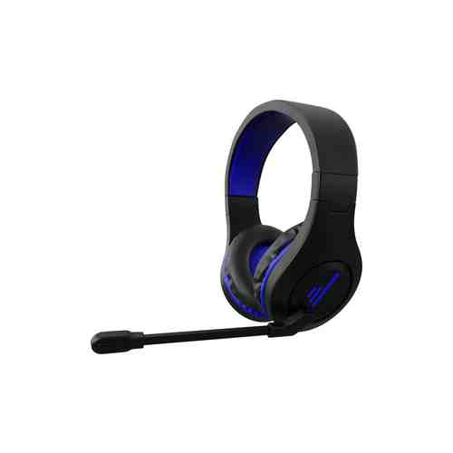 Наушники с микрофоном Oklick GMNG HS-L325G Blue черный/синий 2.2м мониторные оголовье (1533545) (1533545)