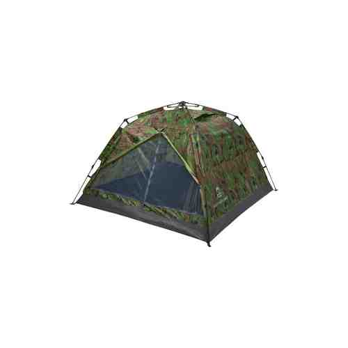 Палатка Jungle Camp Easy Tent Camo 2, зеленый/серый