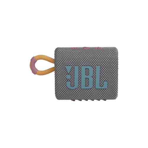 Портативная колонка JBL GO 3 (JBLGO3GRY) (моно, 4.2Вт, Bluetooth, 5 ч) серый