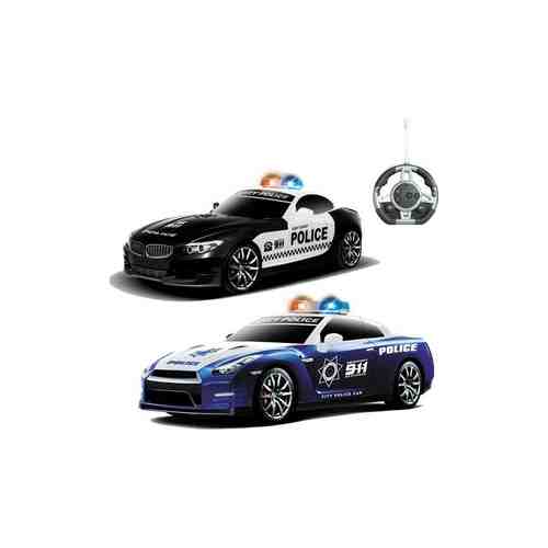 Радиоуправляемый конструктор MYX автомобили BMW и Nissan Полиция