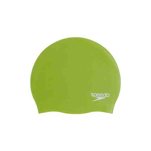 Шапочка для плавания Speedo Plain Molded Silicone Cap, арт. 8-70984G760, силикон, зеленый