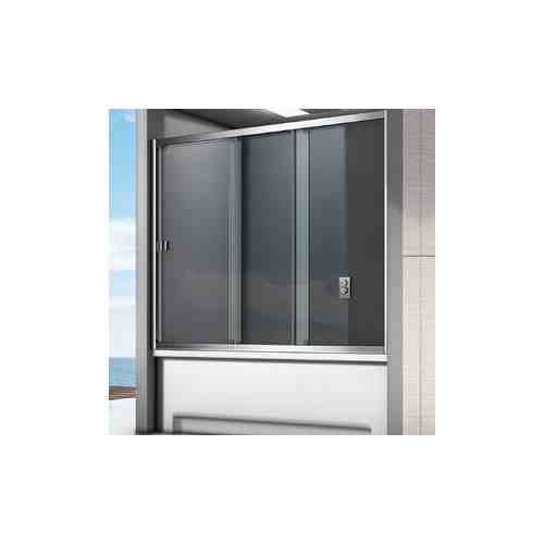 Шторка для ванны Good Door Screen WTW 150х140 прозрачная, хром (WTW-150-C-CH)