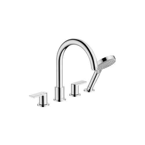 Смеситель на борт ванны Hansgrohe Vernis Shape для механизма 13244180, хром (71459000)