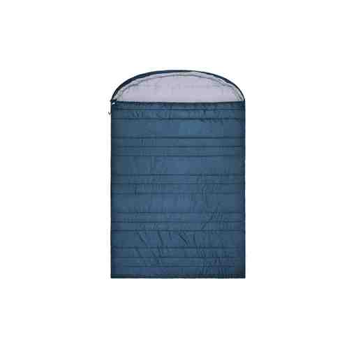 Спальный мешок TREK PLANET Aosta Double, двухместный, две молнии, цвет- синий 70399