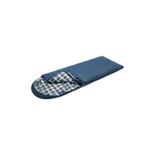 Спальный мешок TREK PLANET Douglas Wide Comfort, с фланелью, левая молния, цвет синий 70393-L
