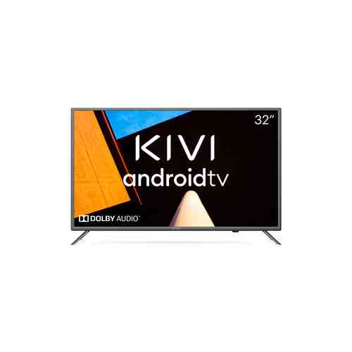 Телевизор Kivi 32F710KB (32'', Full HD, Smart TV, Android, Wi-Fi, серый)