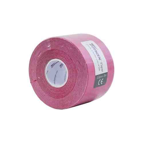 Тейп кинезиологический Tmax Extra Sticky Pink (5 см x 5 м), 423136, розовый