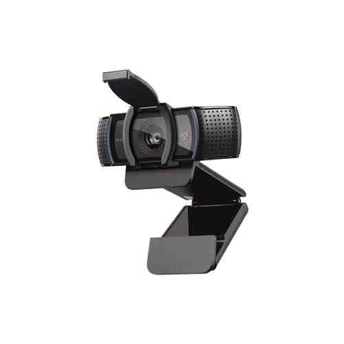 Веб-камера Logitech HD Pro Webcam C920S черный 3Mpix USB2.0 с микрофоном для ноутбука