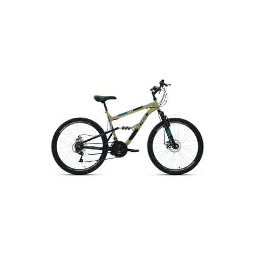 Велосипед Altair MTB FS 26 2.0 disc (2021) 16 бежевый