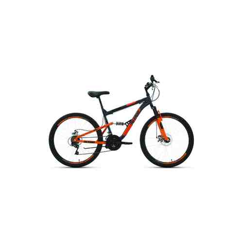 Велосипед Altair MTB FS 26 2.0 disc (2021) 16 темно-серый