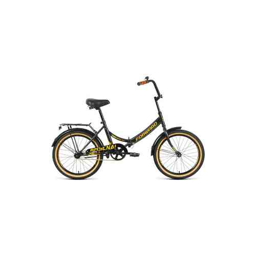 Велосипед Forward Arsenal X 20'' (2021) черный/золотой