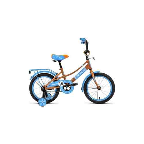 Велосипед Forward AZURE 16 (2021) бежевый/голубой