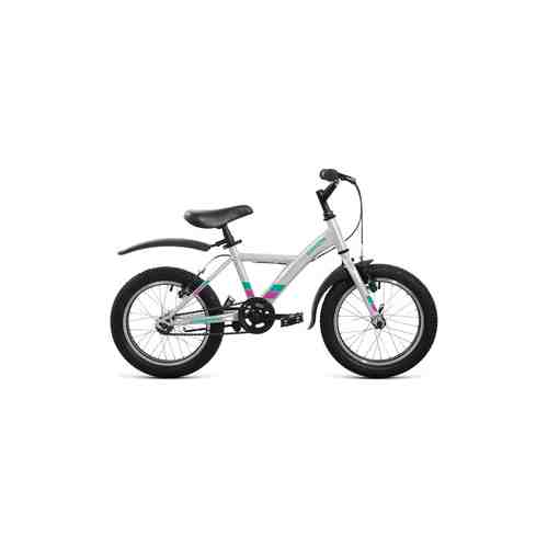 Велосипед Forward DAKOTA 16 (2022) 10.5 серый/фиолетовый