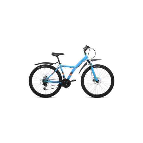 Велосипед Forward DAKOTA 27.5 2.0 D (2022) 16.5 бирюзовый/ярко-оранжевый