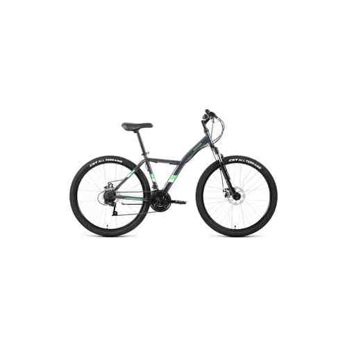 Велосипед Forward DAKOTA 27.5 2.0 D (2022) 16.5 серый/светло-зеленый