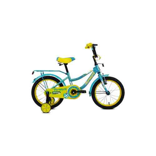 Велосипед Forward FUNKY 18 (2021) бирюзовый/желтый