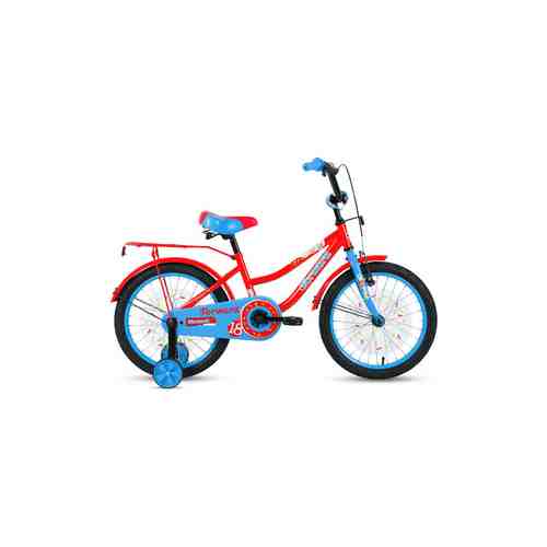 Велосипед Forward FUNKY 18 (2021) красный/голубой