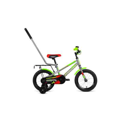 Велосипед Forward METEOR 14 (2021) серый/зеленый