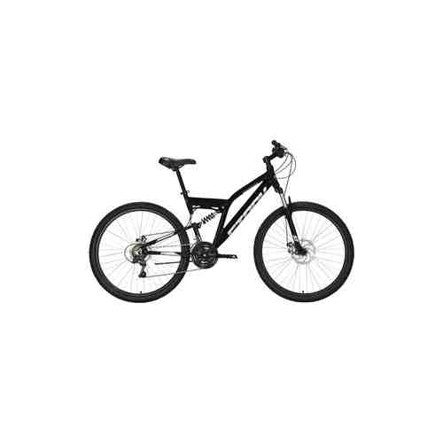 Велосипед Stark Jumper 27.1 FS D (2021) 16'' чёрный/серебристый