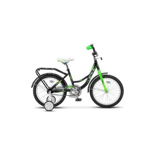 Велосипед Stels Flyte 16'' Z011 11'' Чёрный/салатовый