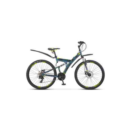 Велосипед Stels Focus MD 27.5'' 21-sp V010 19'' Серый/жёлтый