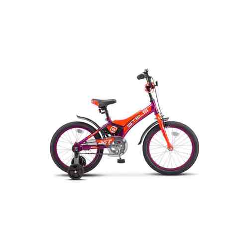 Велосипед Stels Jet 14'' Z010 8.5'' Чёрный/оранжевый